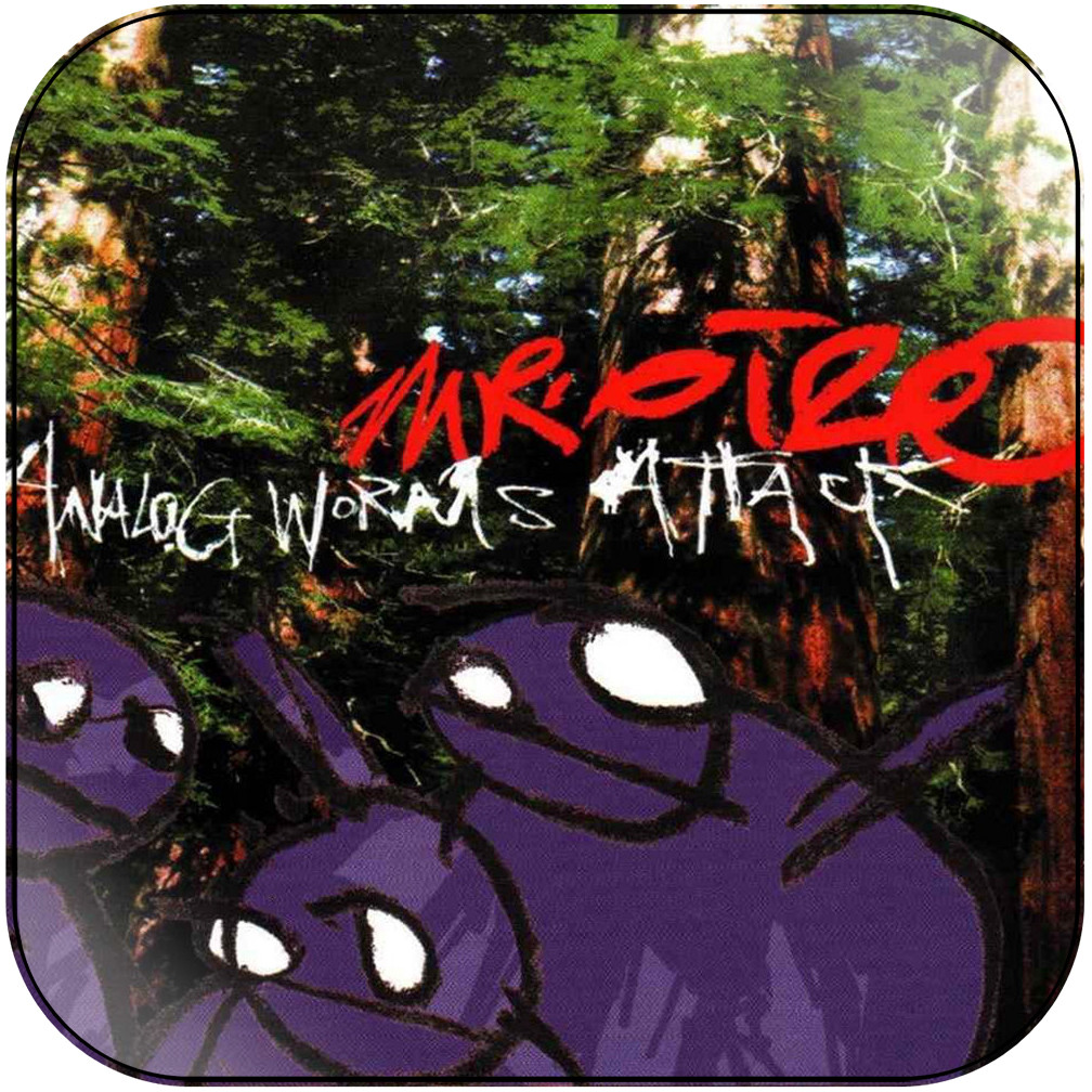 Mr Oizo Analog Worms Attack Album Cover Sticker