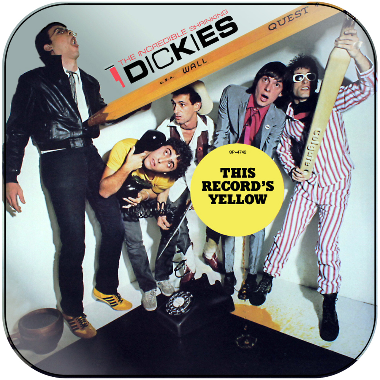 欧LP The Dickies The Incredible Shrinking Dickies AHOY1LP422 Captain Oi! 未開封 /00400 The Dickies The Incredible Shrinking Dickies Album Cover Sticker