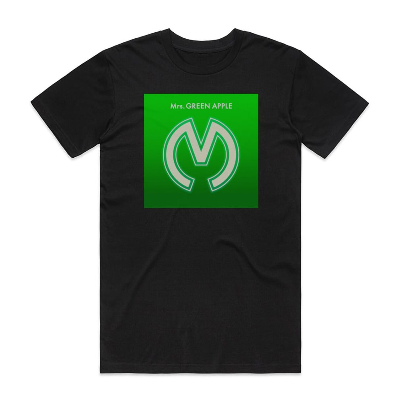 Mrs GREEN APPLE Mrs Green Apple Album Cover T-Shirt Black