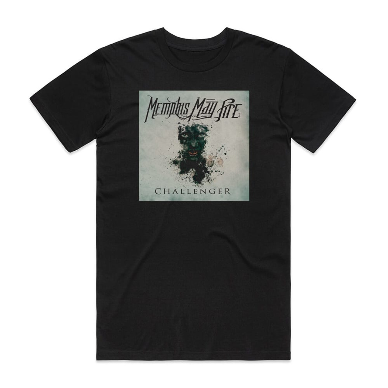 Memphis May Fire Challenger Album Cover T-Shirt Black