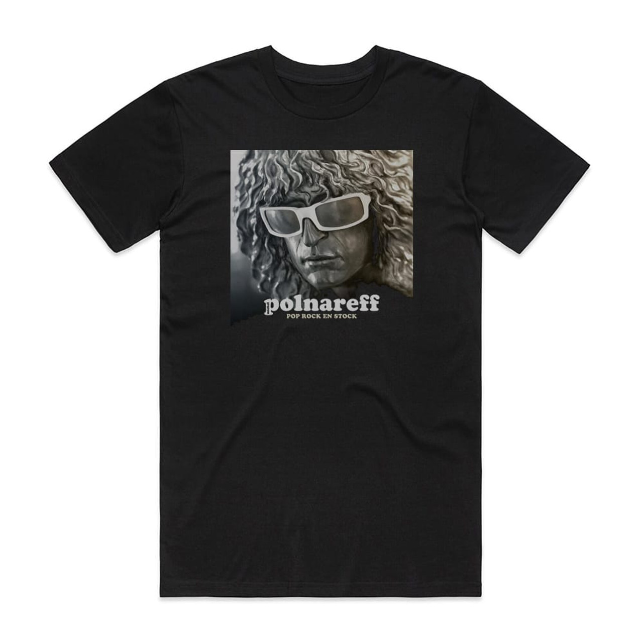 Michel Polnareff Pop Rock En Stock Album Cover T-Shirt Black