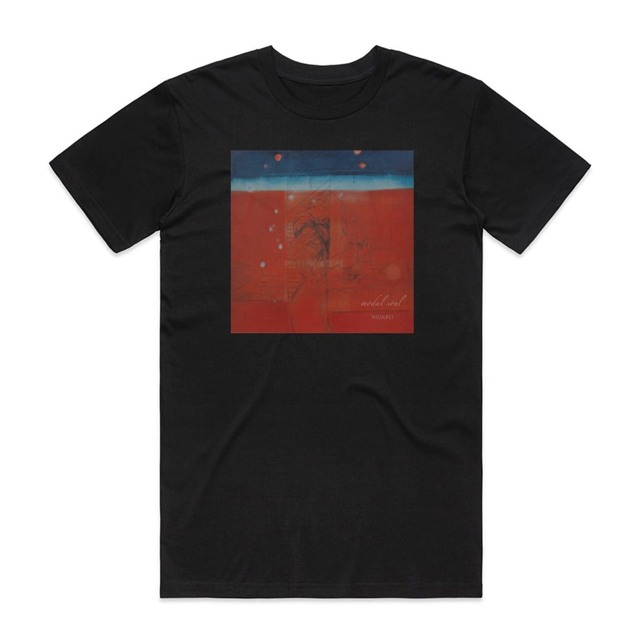 Nujabes Modal Soul Album Cover T-Shirt Black