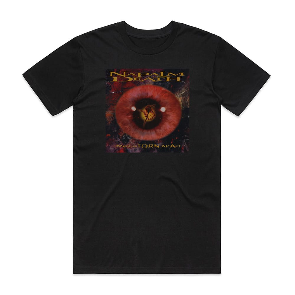 Napalm Death Inside The Torn Apart Album Cover T-Shirt Black