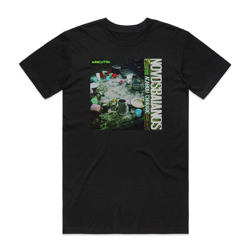 Novos Baianos Acabou Chorare Album Cover T-Shirt Black