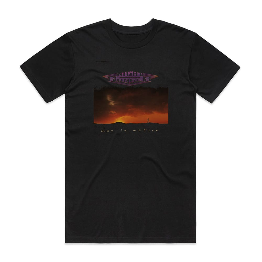 Night Ranger Man In Motion Album Cover T-Shirt Black