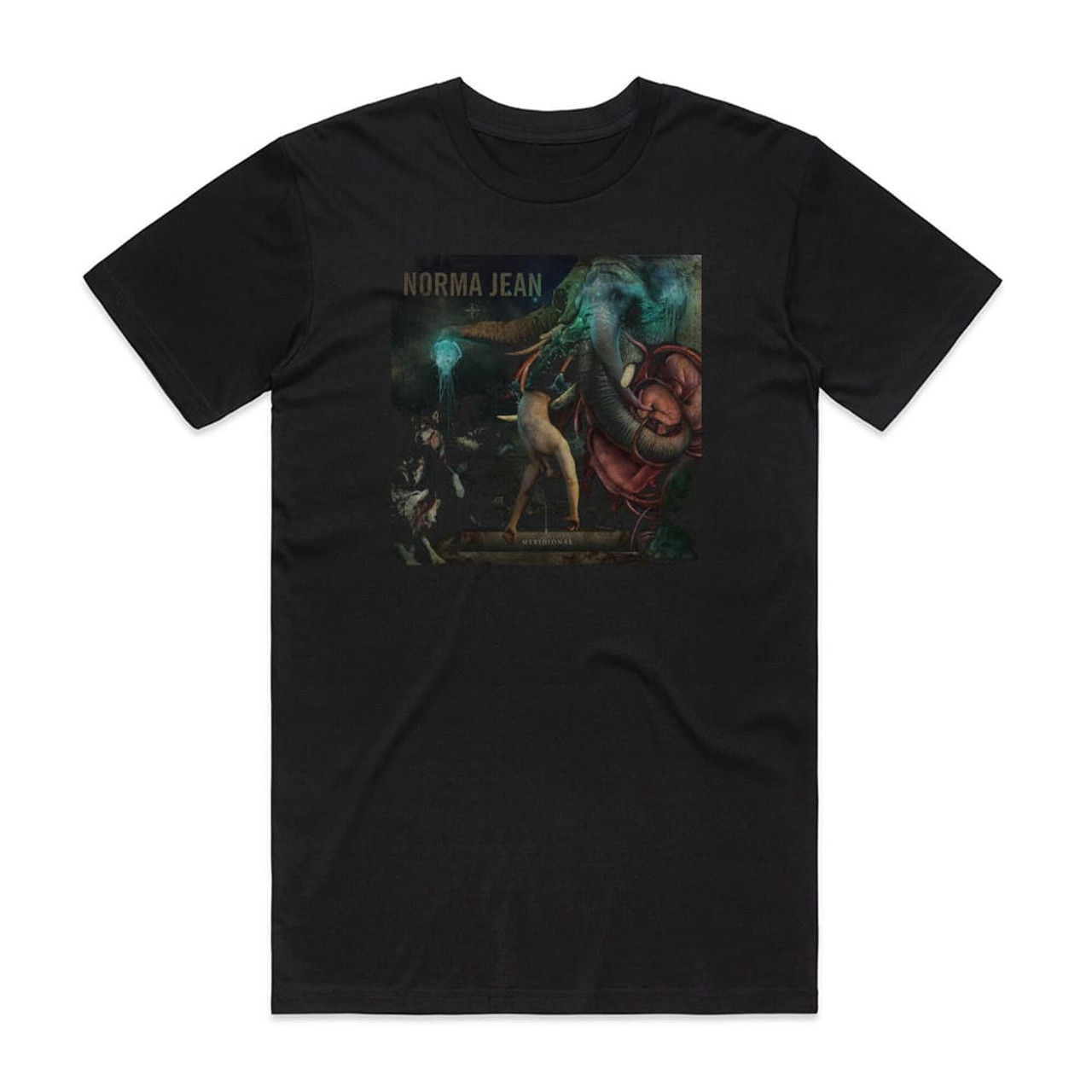 Norma Jean Meridional Album Cover T-Shirt Black