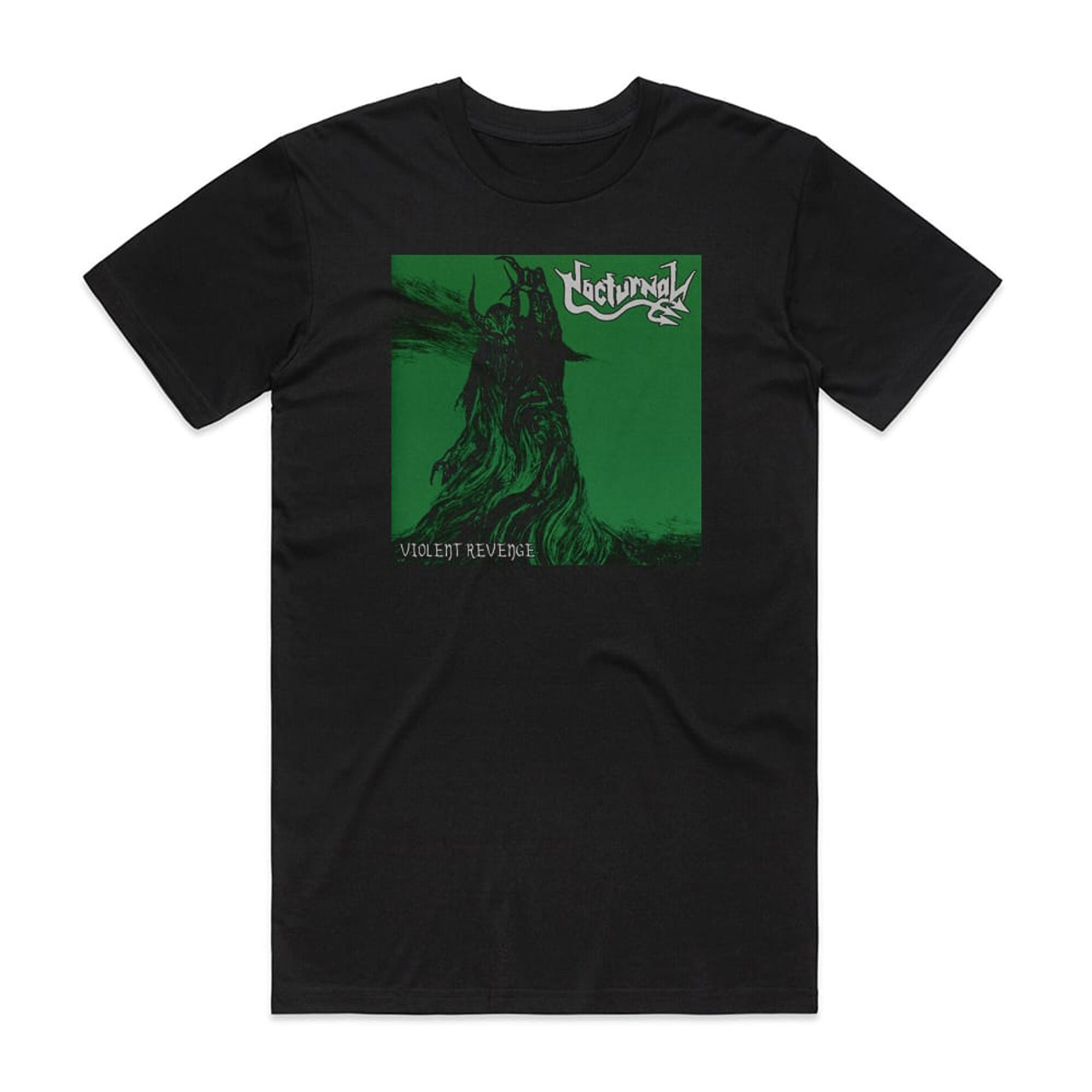 Nocturnal Violent Revenge Album Cover T-Shirt Black