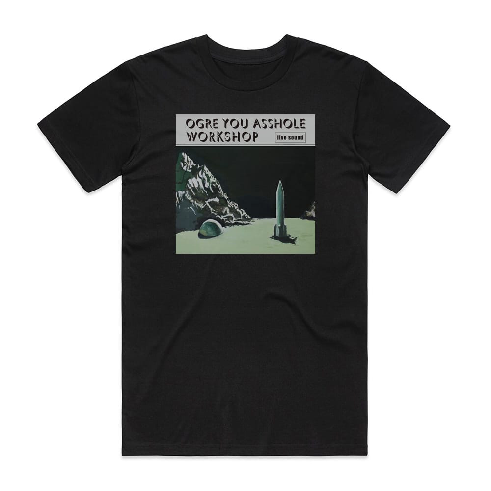 Ogre You Asshole Workshop Album Cover T-Shirt Black