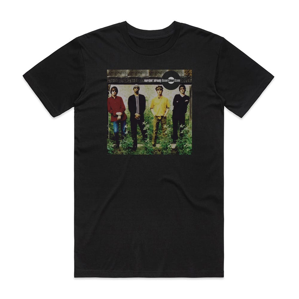 Ocean Colour Scene Marchin Already Album Cover T-Shirt Black