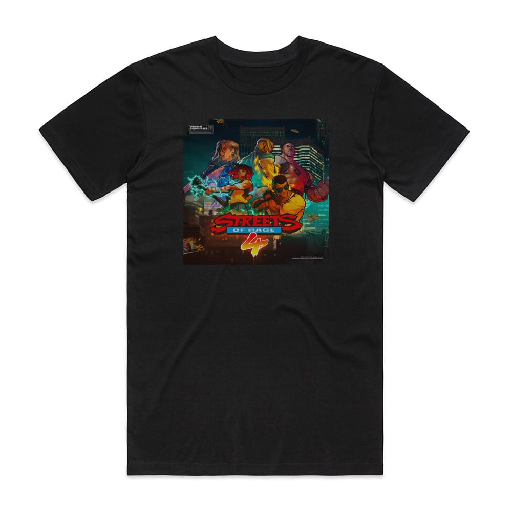 Olivier Deriviere Streets Of Rage Album Cover T-Shirt Black