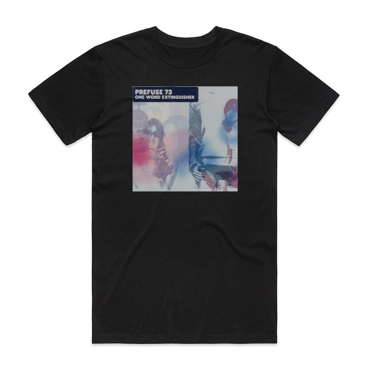 Prefuse 73 One Word Extinguisher Album Cover T-Shirt Black