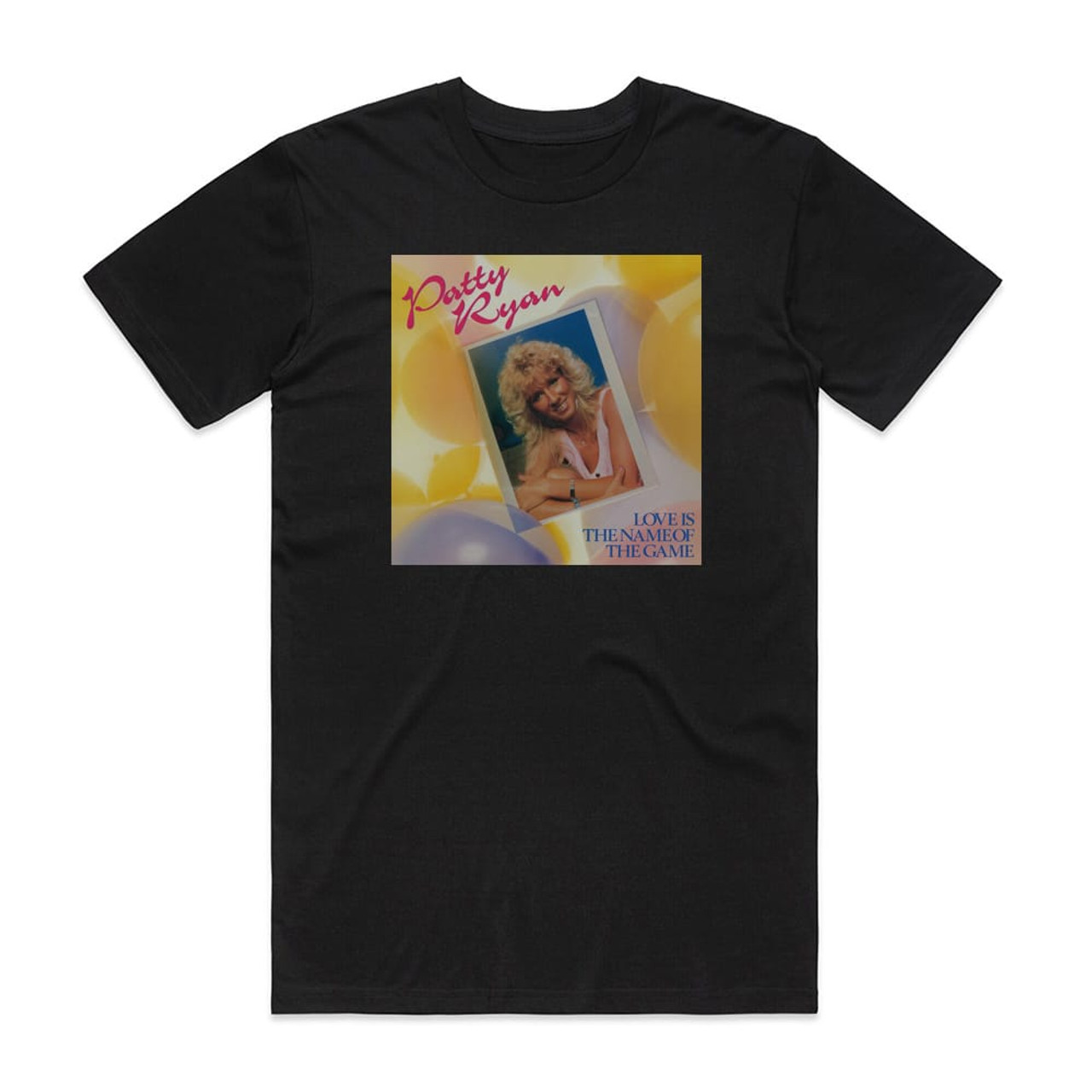 Patty Ryan Love Is The Name Of The Game Album Cover T-Shirt Black