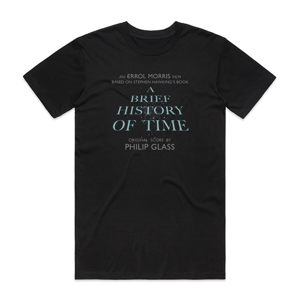 Philip Glass A Brief History Of Time Album Cover T-Shirt Black