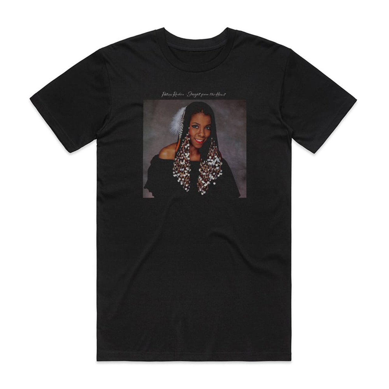 Patrice Rushen Straight From The Heart Album Cover T-Shirt Black