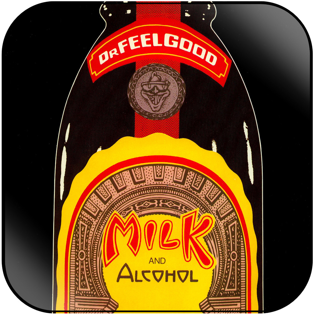 Dr Feelgood Milk And Alcohol Album Cover Sticker