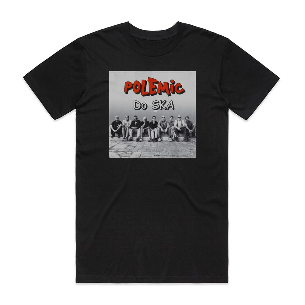 Polemic Do Ska Album Cover T-Shirt Black