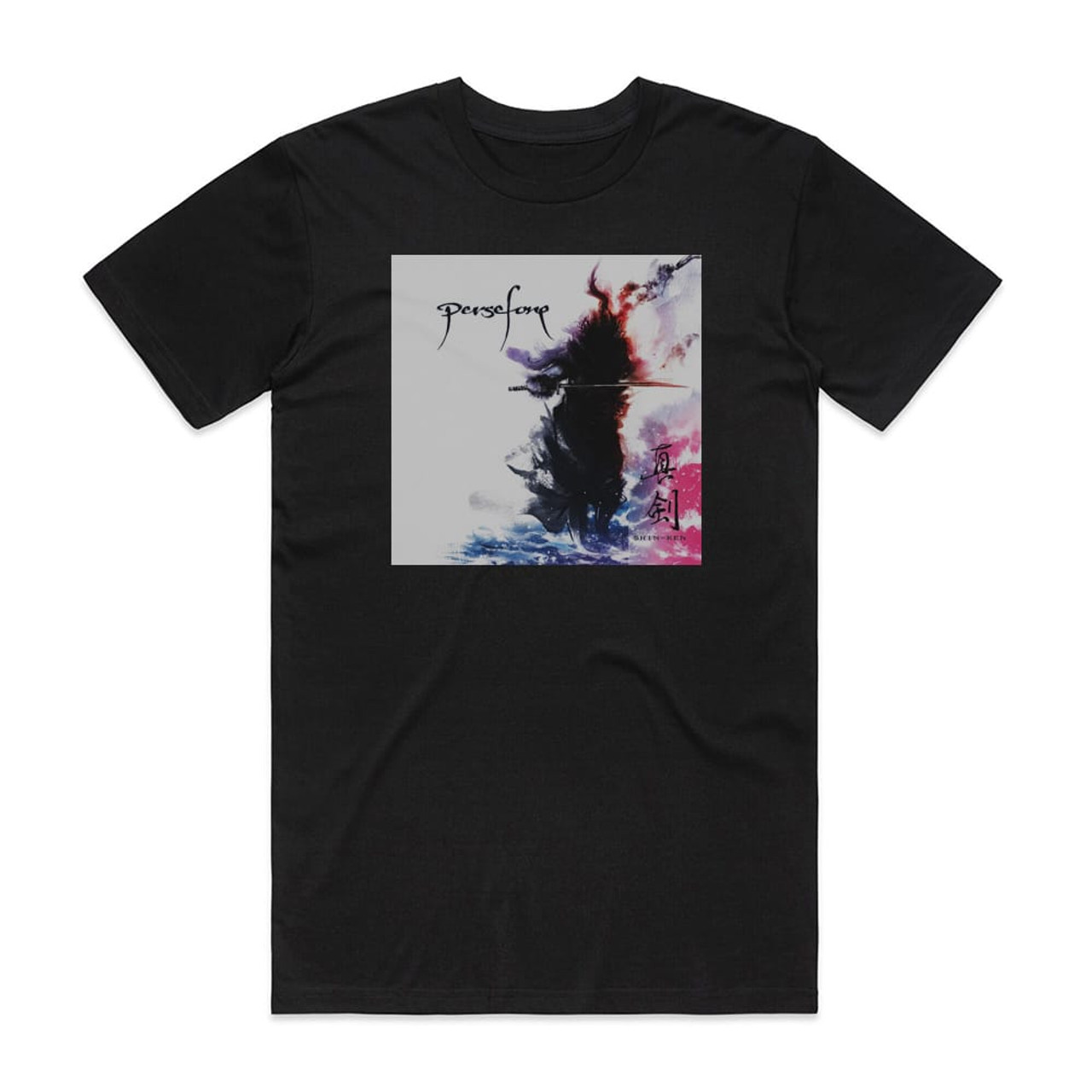 Persefone Shin Ken Album Cover T-Shirt Black