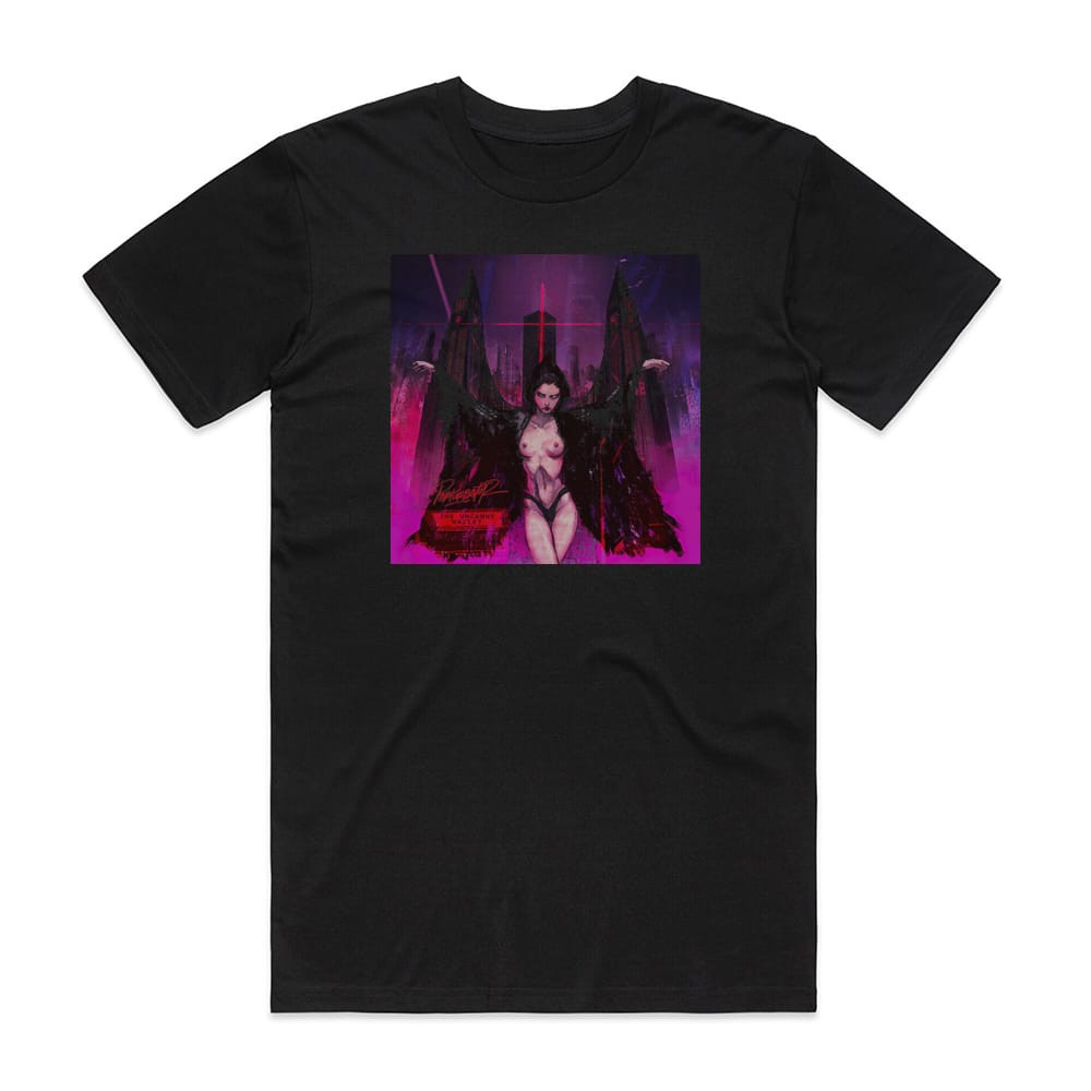 Perturbator The Uncanny Valley Album Cover T-Shirt Black