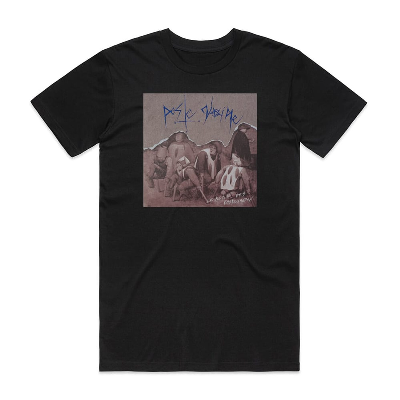 Peste Noire Le Retour Des Pastoureaux Album Cover T-Shirt Black