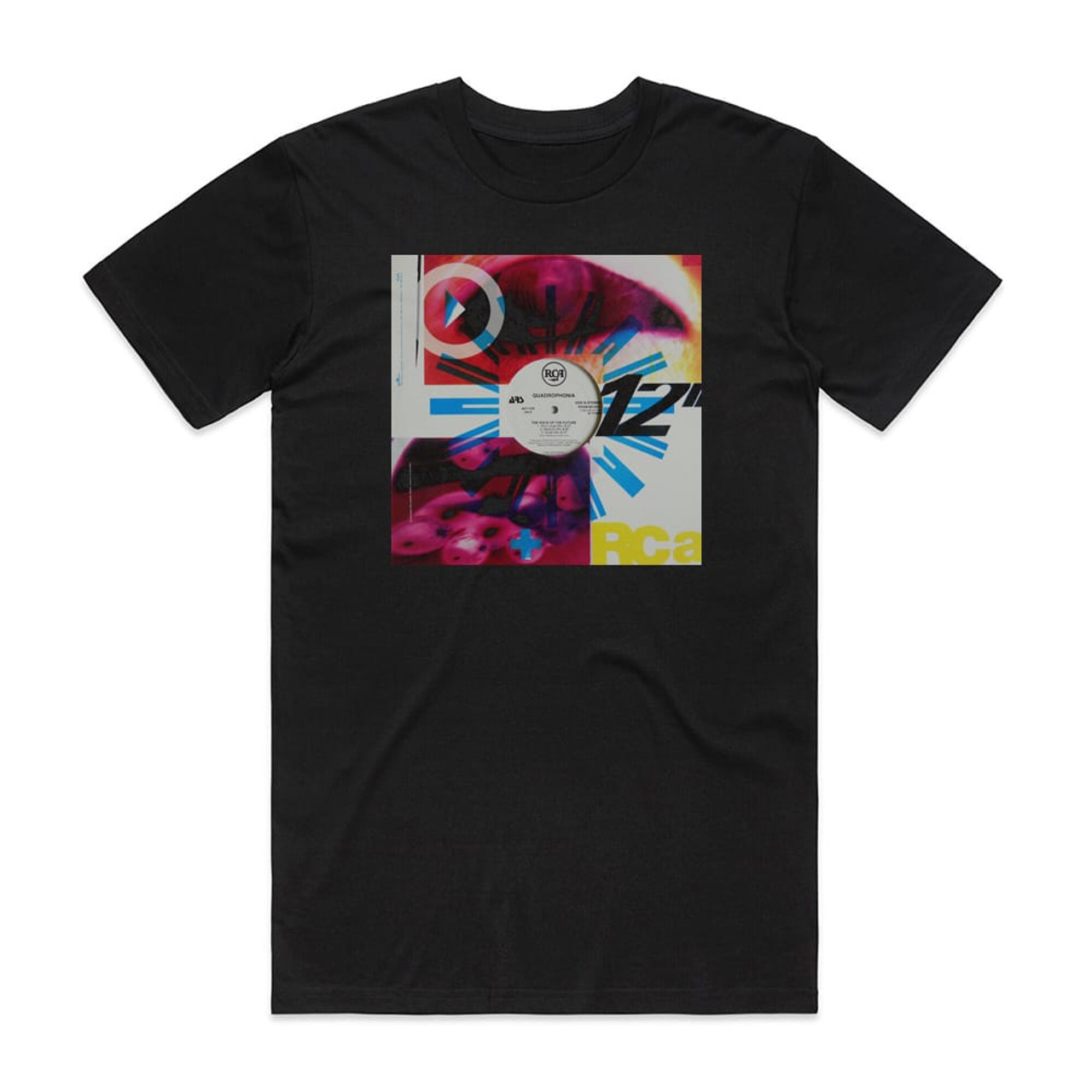 Quadrophonia The Wave Of The Future Album Cover T-Shirt Black