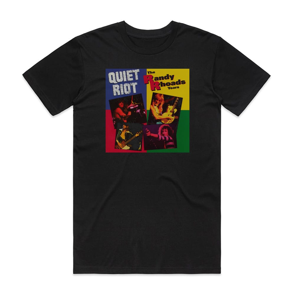 Quiet Riot The Randy Rhoads Years Album Cover T-Shirt Black｜T 
