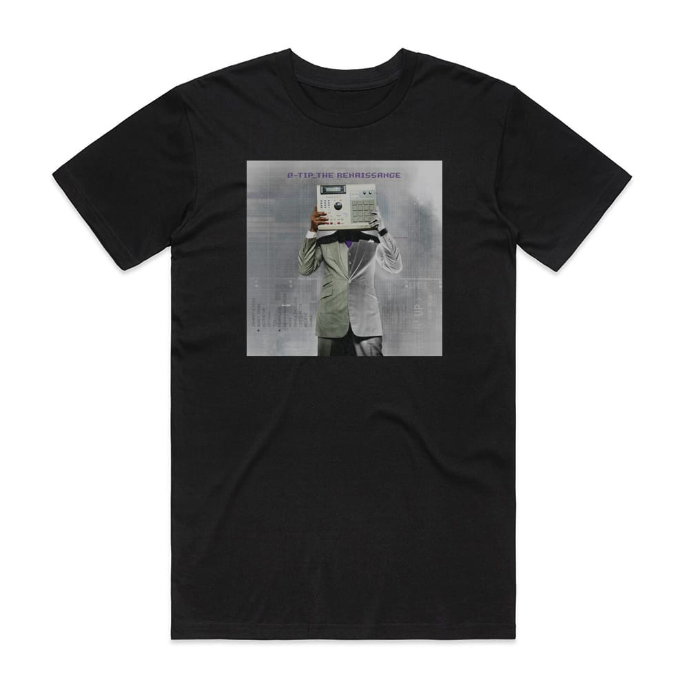 Q-Tip The Renaissance Album Cover T-Shirt Black