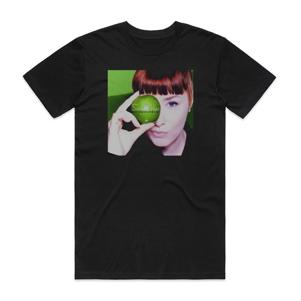 Suzanne Vega Nine Objects Of Desire Album Cover T-Shirt Black