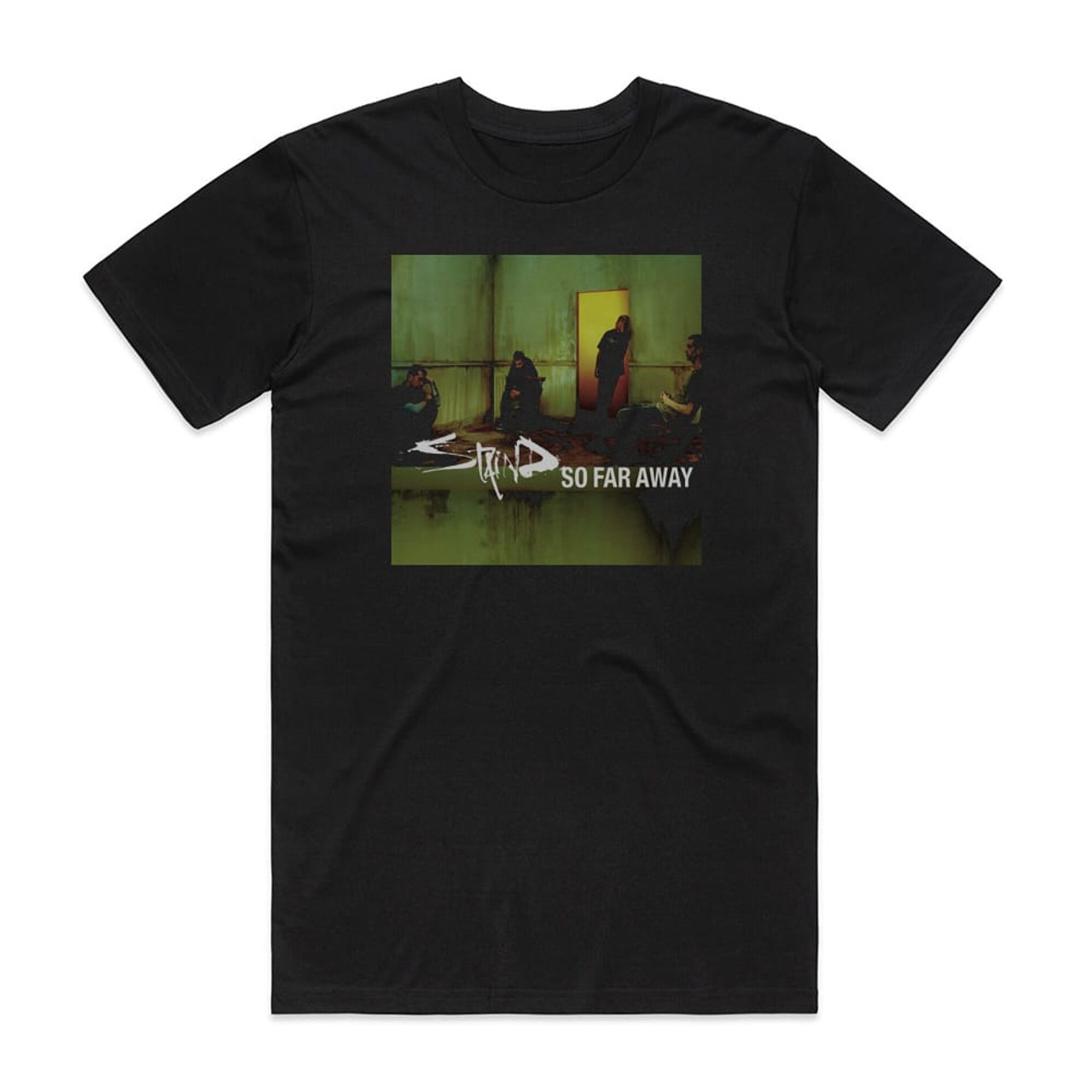 Staind So Far Away Album Cover T Shirt Black