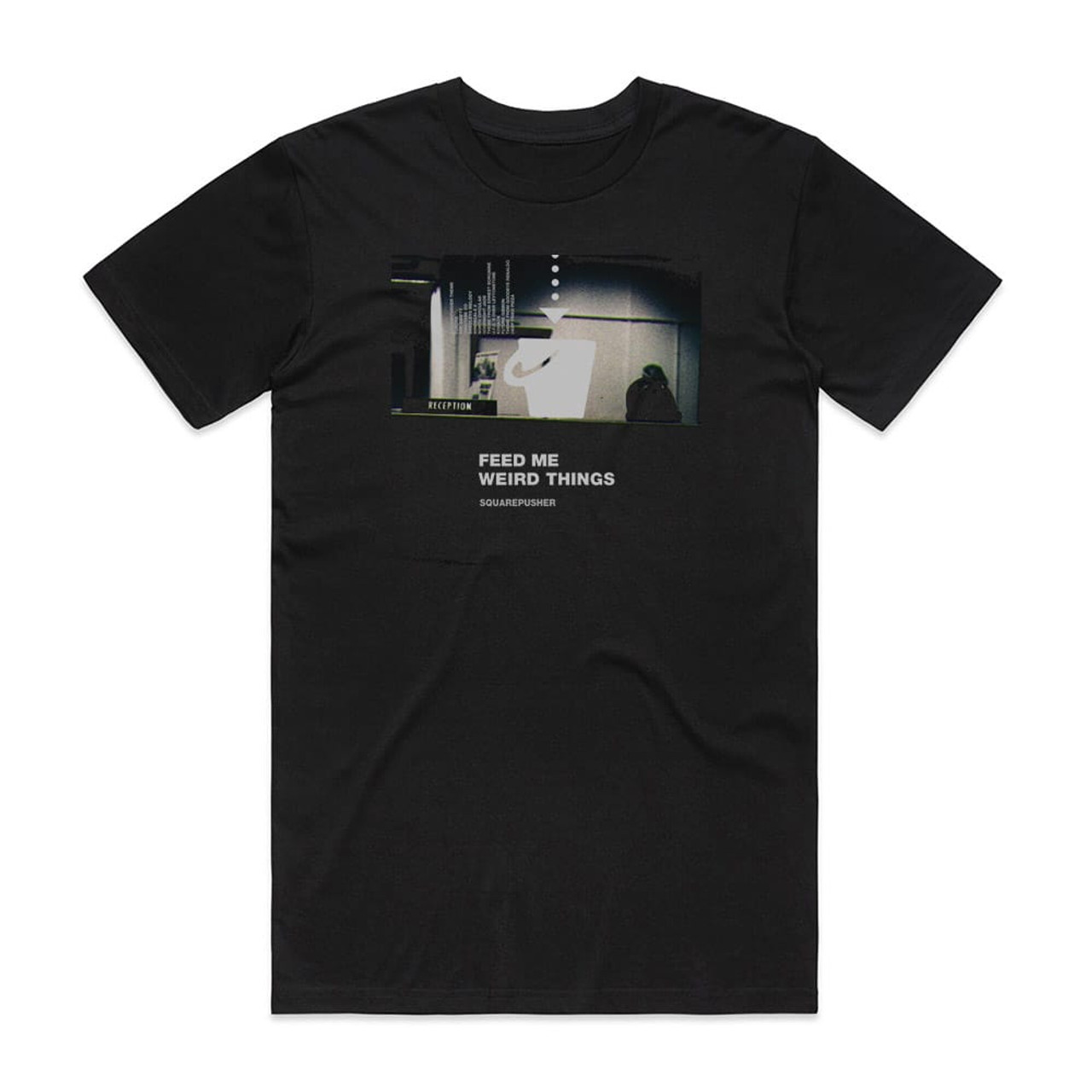 Squarepusher Feed Me Weird Things Album Cover T-Shirt Black