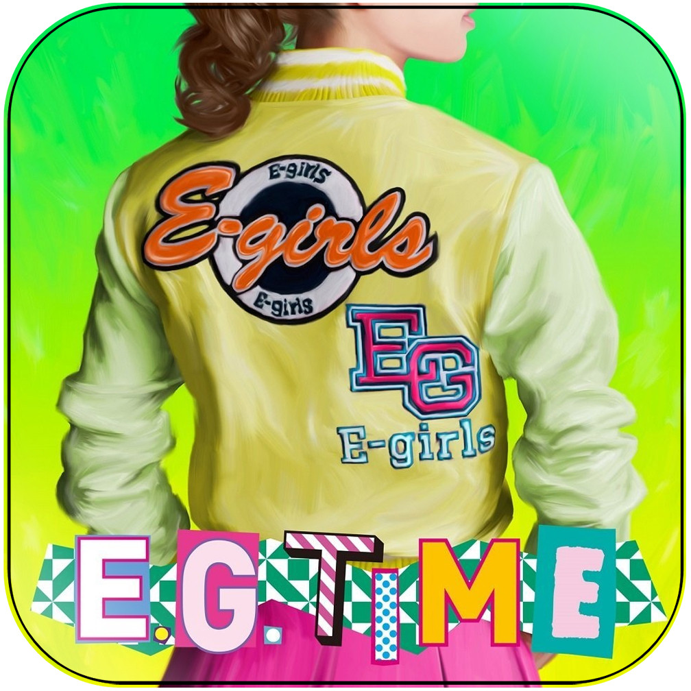 E-girls Eg Time Album Cover Sticker