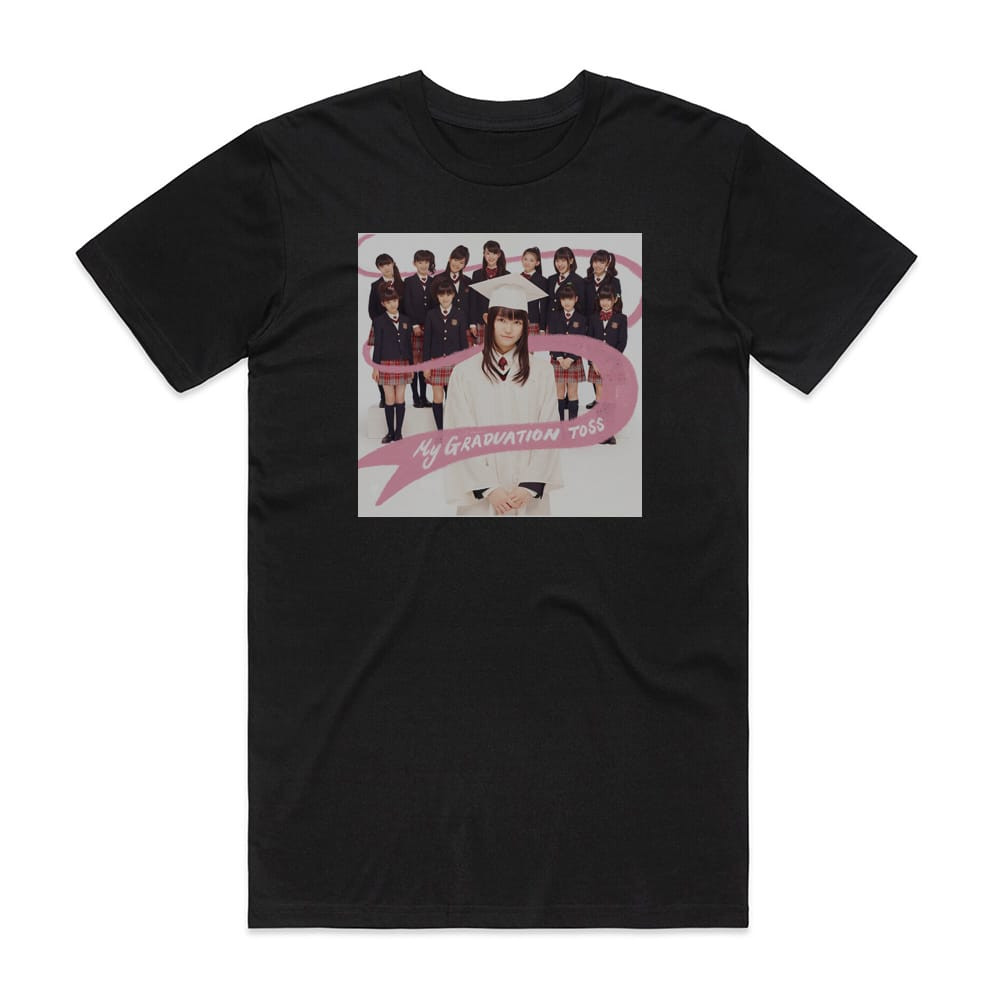 Sakura Gakuin My Graduation Toss Album Cover T-Shirt Black