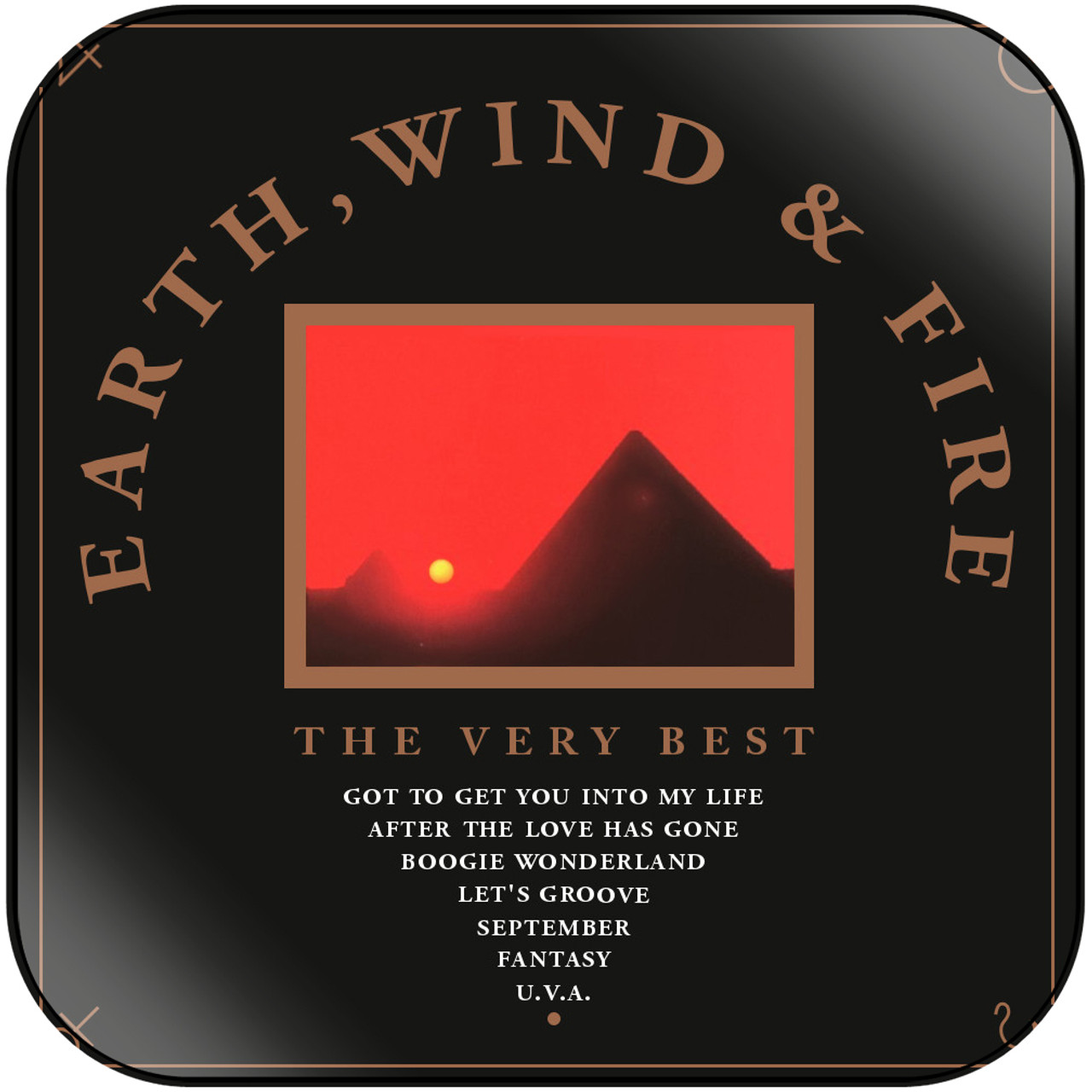 Earth Wind And Fire The Very Best Album Cover Sticker Earth Wind And Fire The Very Best Album Cover Sticker