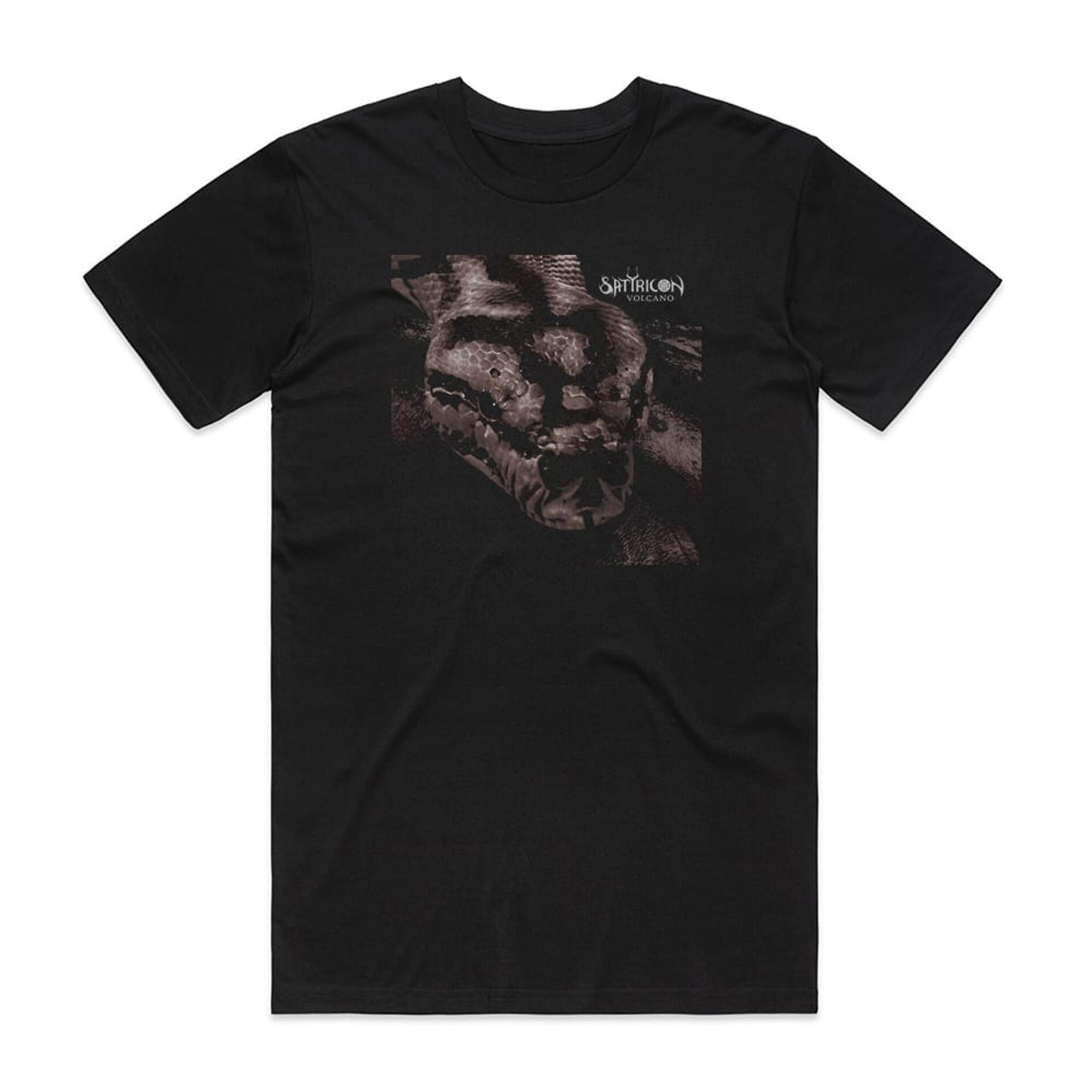 Satyricon Volcano Album Cover T-Shirt Black