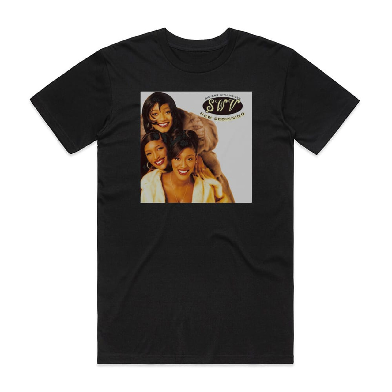 SWV New Beginning Album Cover T-Shirt Black