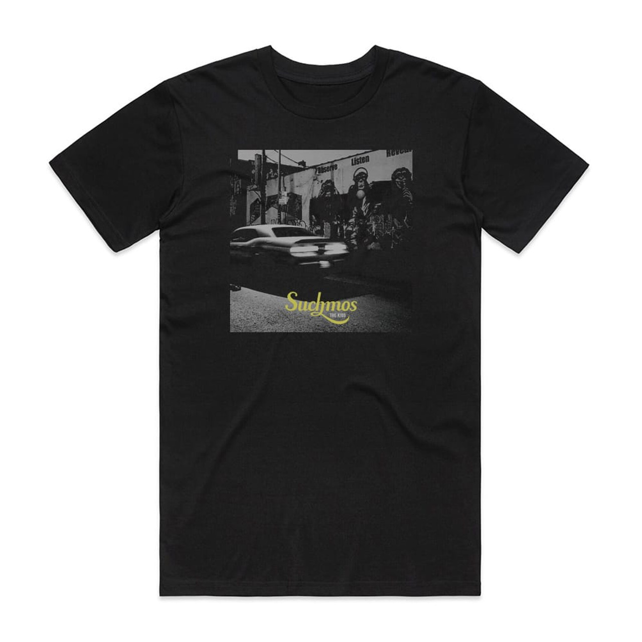 Suchmos The Kids Album Cover T-Shirt Black