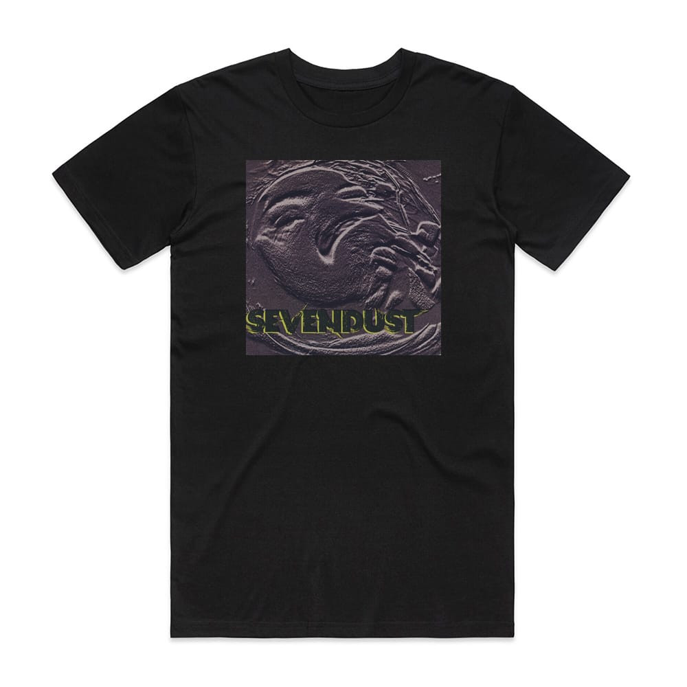 Sevendust Sevendust 1 Album Cover T-Shirt Black