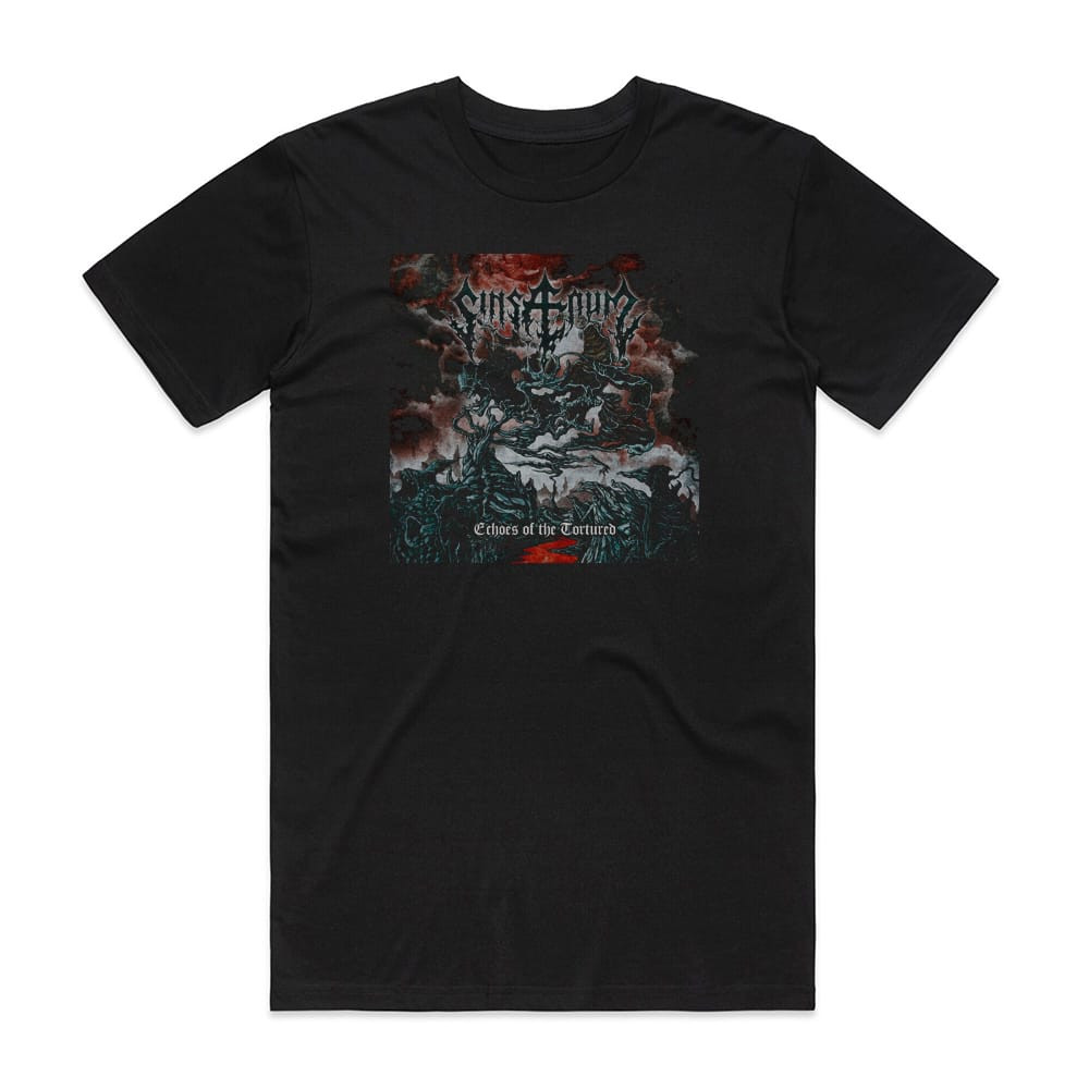 Sinsaenum Echoes Of The Tortured Album Cover T-Shirt Black