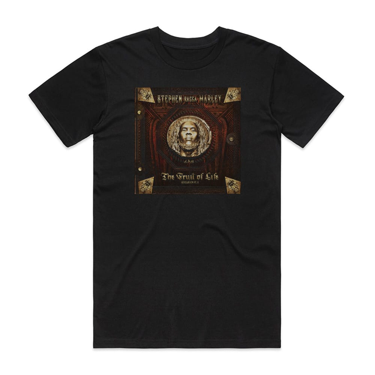 Stephen Marley Revelation Pt Ii The Fruit Of Life Album Cover T-Shirt Black