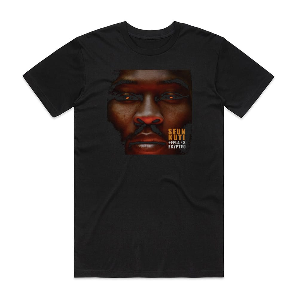 Seun Kuti and Egypt 80 Many Things Album Cover T-Shirt Black