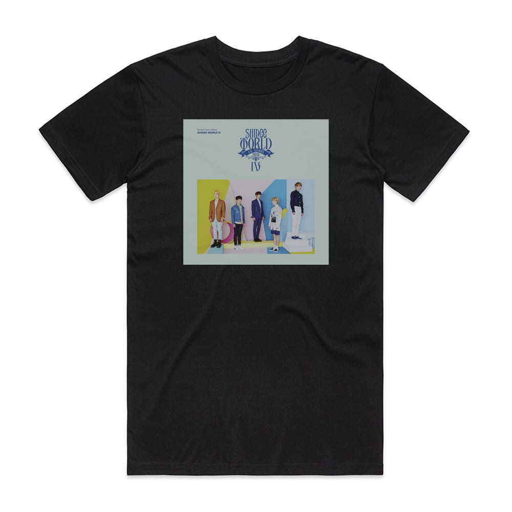 SHINee Shinee World Album Cover T-Shirt Black