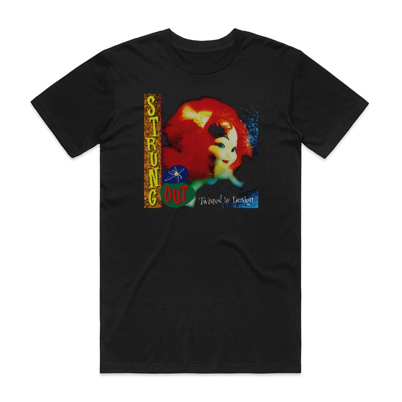 STRUNG OUT Twisted by Design Tシャツ XL Strung Out Twisted By Design Album Cover T-Shirt Black