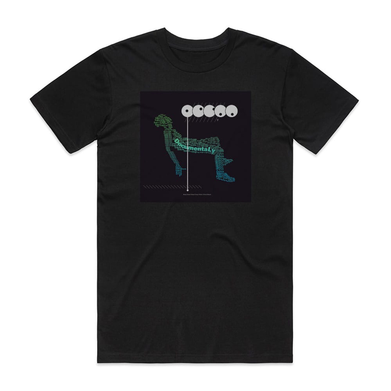 Sakanaction Documentaly Album Cover T-Shirt Black