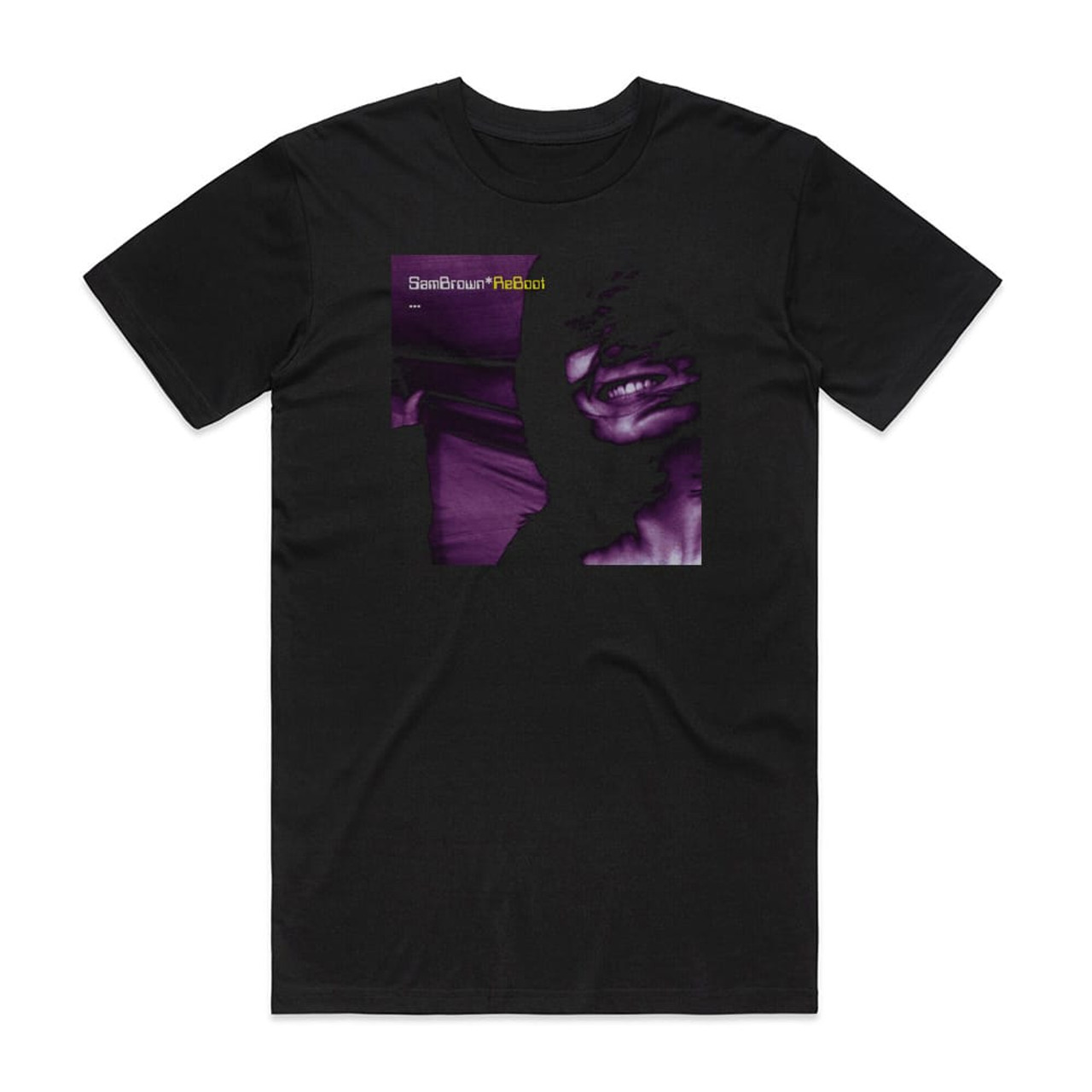 Sam Brown Reboot Album Cover T-Shirt Black