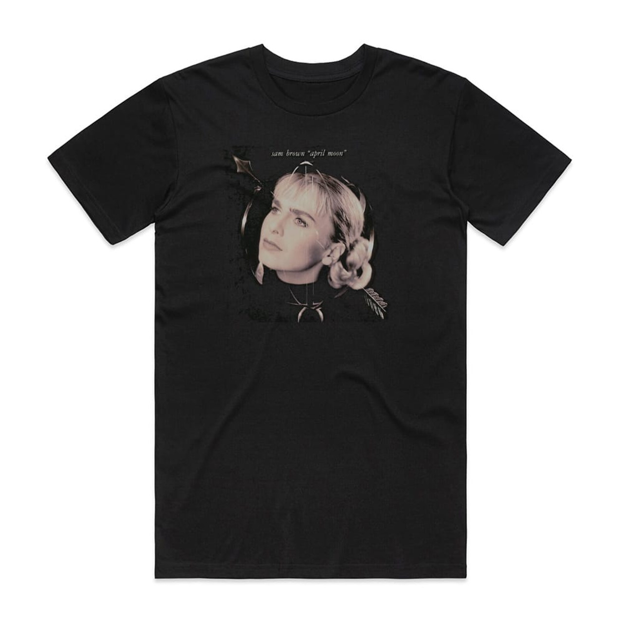 Sam Brown April Moon Album Cover T Shirt Black sam-brown-april-moon-album-cover-t-shirt-black