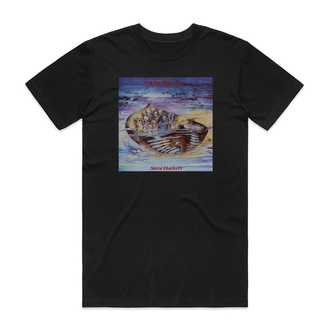 Steve Hackett Till We Have Faces Album Cover T-Shirt Black