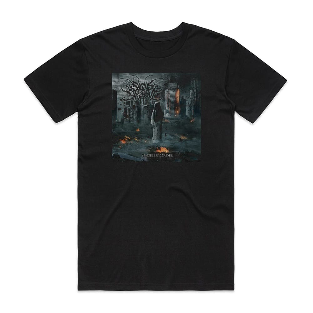 Signs of the Swarm Senseless Order Album Cover T-Shirt Black