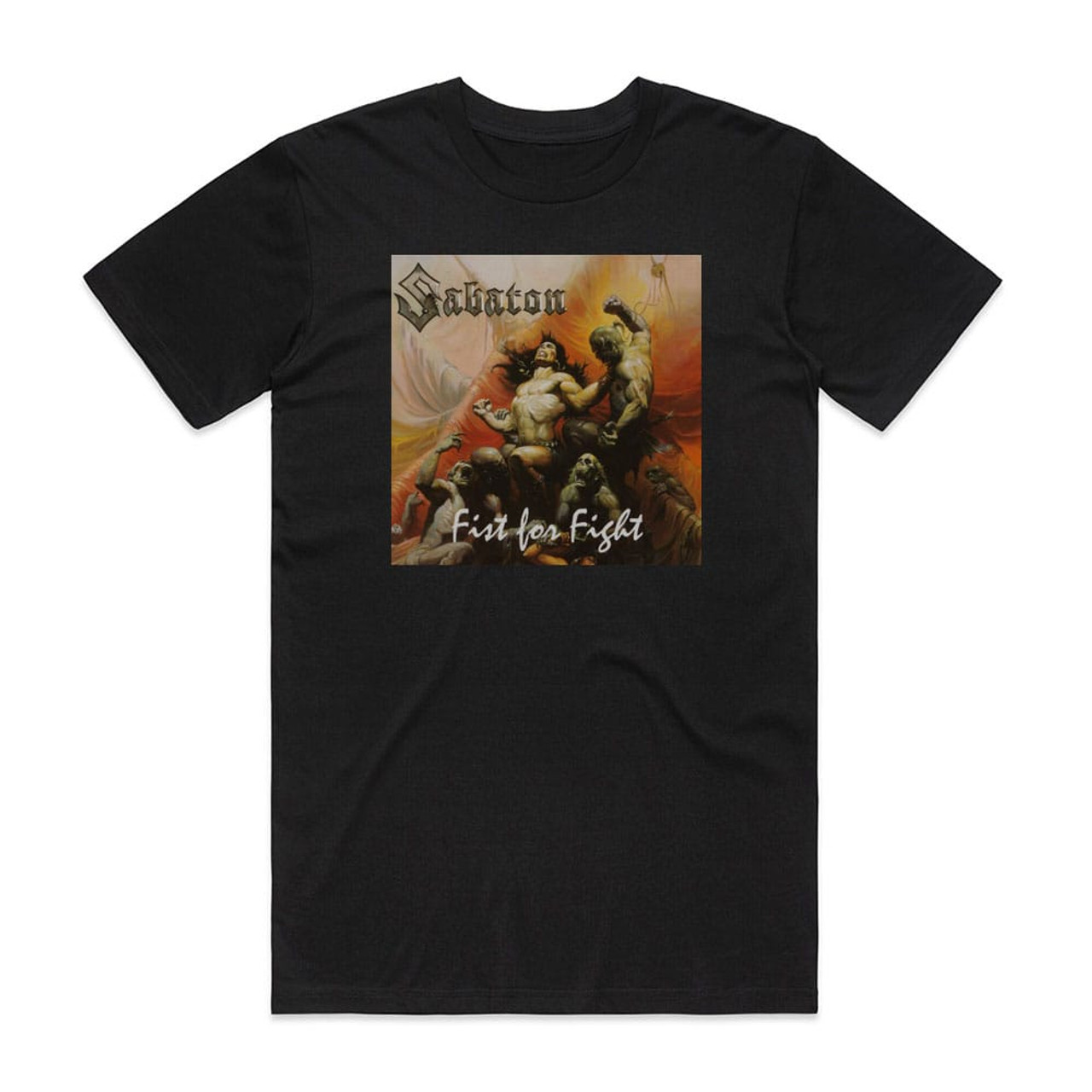 Sabaton Fist For Fight Album Cover T-Shirt Black