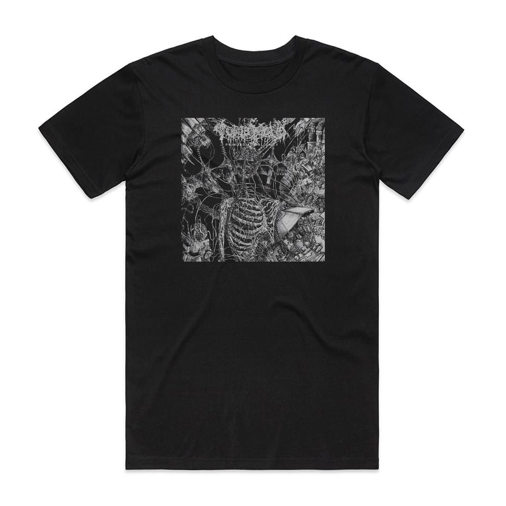 Tomb Mold Primordial Malignity Album Cover T-Shirt Black