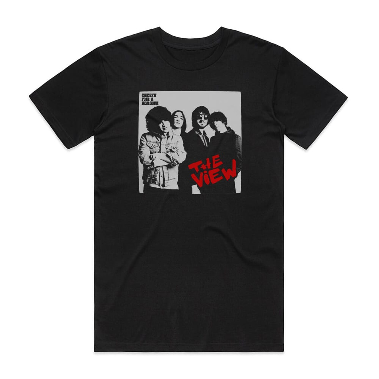 The View Cheeky For A Reason Album Cover T-Shirt Black