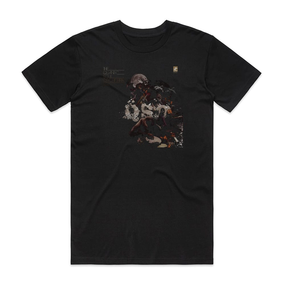 The Quantic Soul Orchestra Pushin On Album Cover T Shirt Black